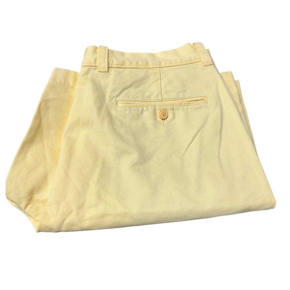 J Crew Shorts Broken In Regular Fit Chino Coastal Yellow Mens 34 (34x9 ACTUAL)